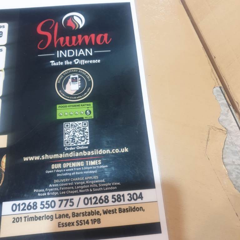 Delivery drivers Indian takeaway 