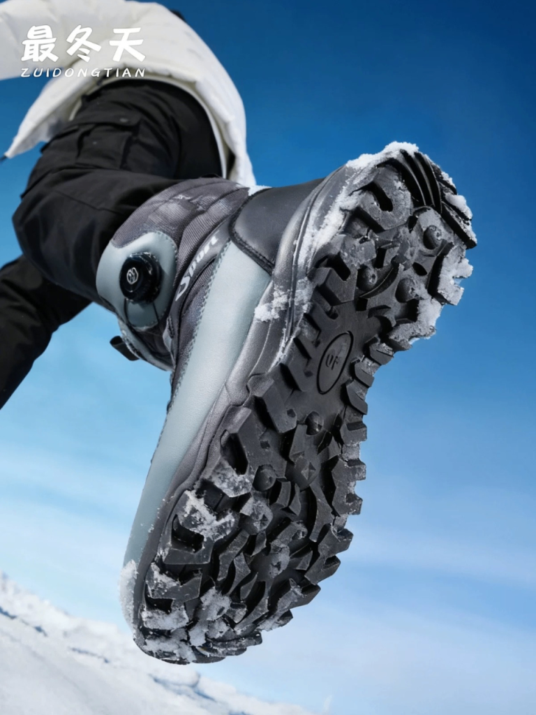 Snow Boots - Black, Warm & Waterproof