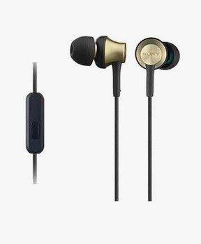 Sony Sony MDR-EX650AP Premium Earphones, Brass Housing, Neodymium dynamic drivers, Smartphone Mic 