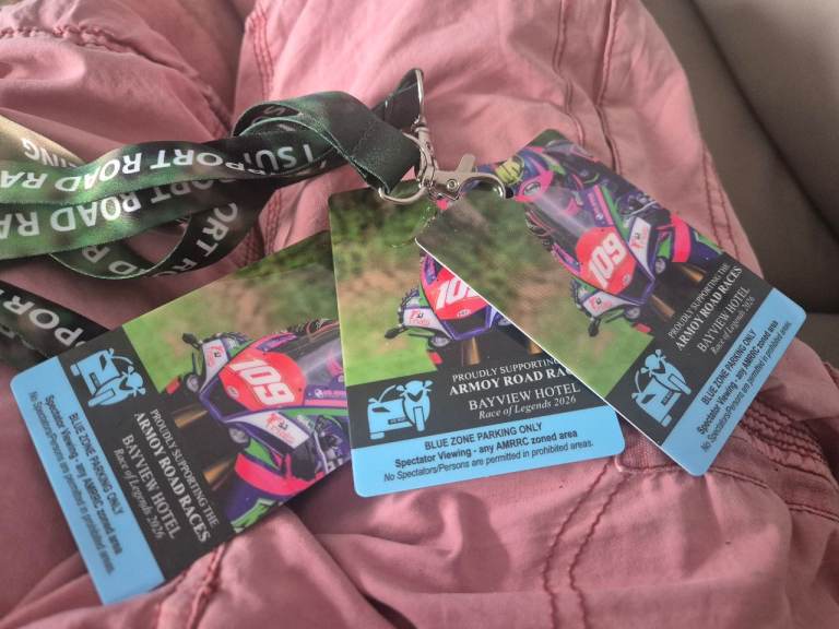 Armoy Road Races Blue Zone Parking Passes