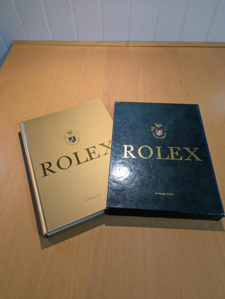 ROLEX by George Gordon First Edition Book 1988 with Certificate of Authenticity