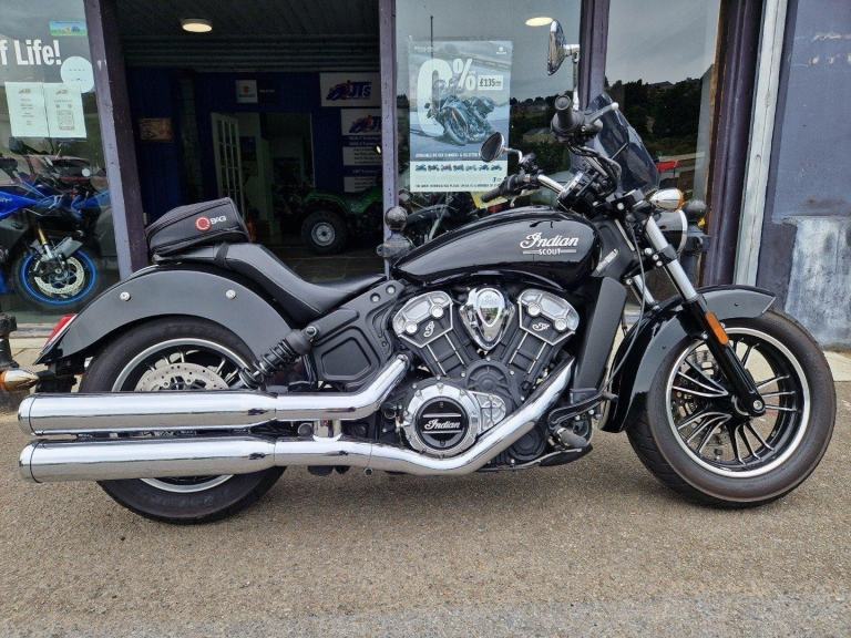 INDIAN SCOUT IN BLACK
