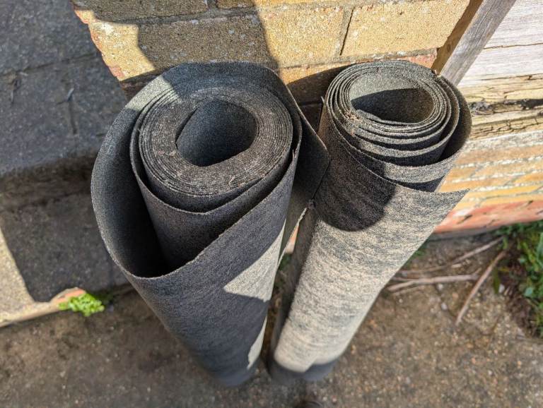 Two rolls of roof felt