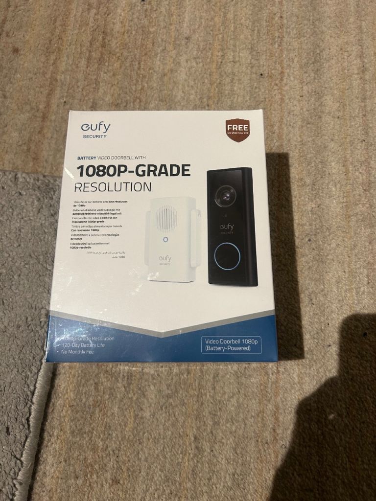 Eufy C210 Battery Video Doorbell- New
