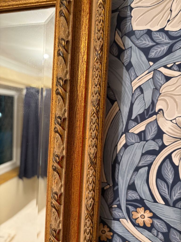 Large gilt edged Mirror 