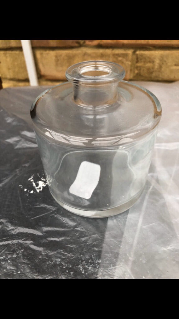 IKEA Bottle Neck Glass Vases x2 sizes 