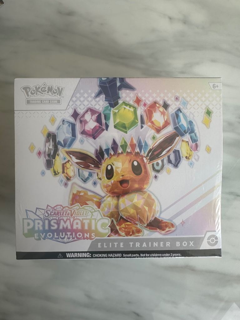 Pokémon Prismatic Evolutions Elite Trainer Box. Brand New. Factory Sealed. 