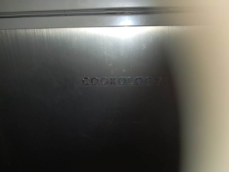 Cookology Freestanding Fridge and Freezer - Silver, Good Condition