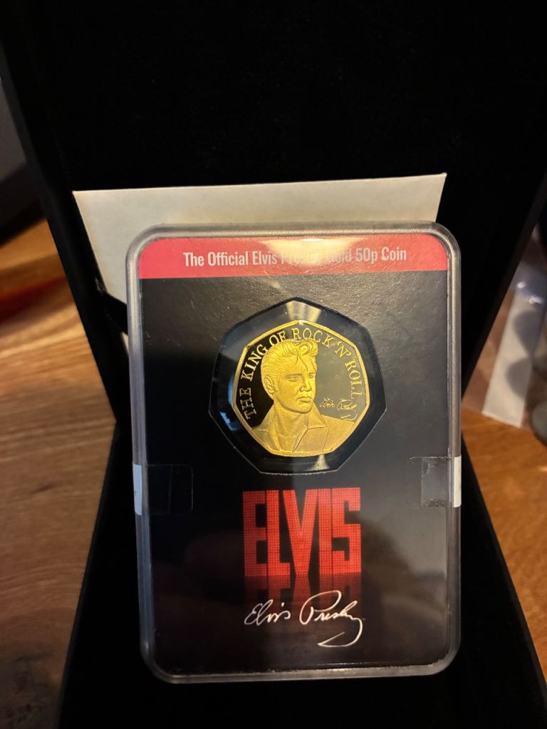 Gold Elvis coin