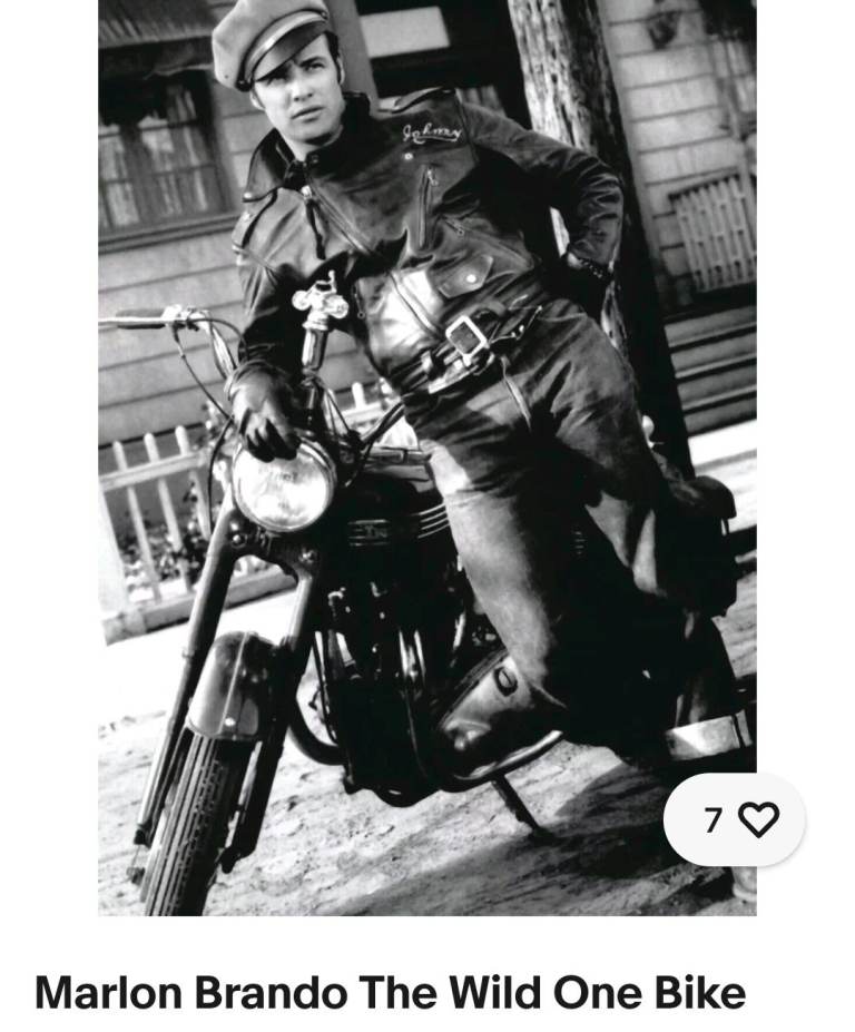 GENUINE TRIUMPH LEATHER JACKET.