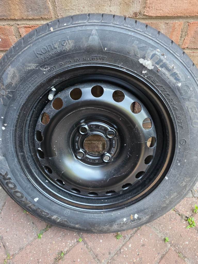 Space saver wheel and tyre 165/70 R14