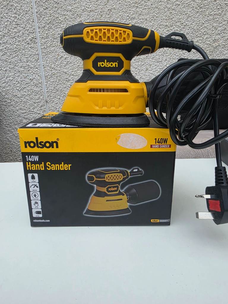 Rolson 140W Hand Sander – Brand New in Box