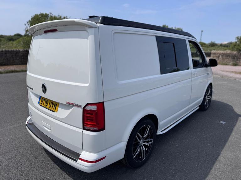 2018 VOLKSWAGEN TRANSPORTER T6 SPORTLINE 204BHP DSG. POP TOP. SOLAR.NO VAT