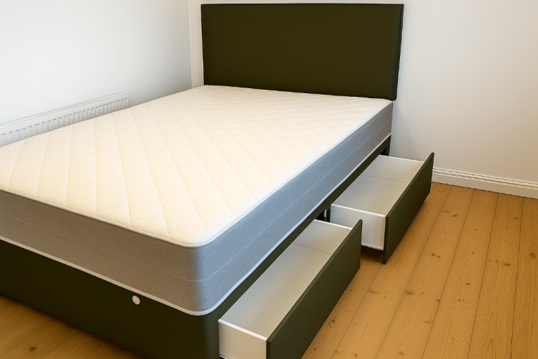 Modern Divan Bed - Perfect for Single, Double, Small & King Size Rooms