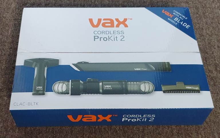New boxed VAX cordless pro kit 2