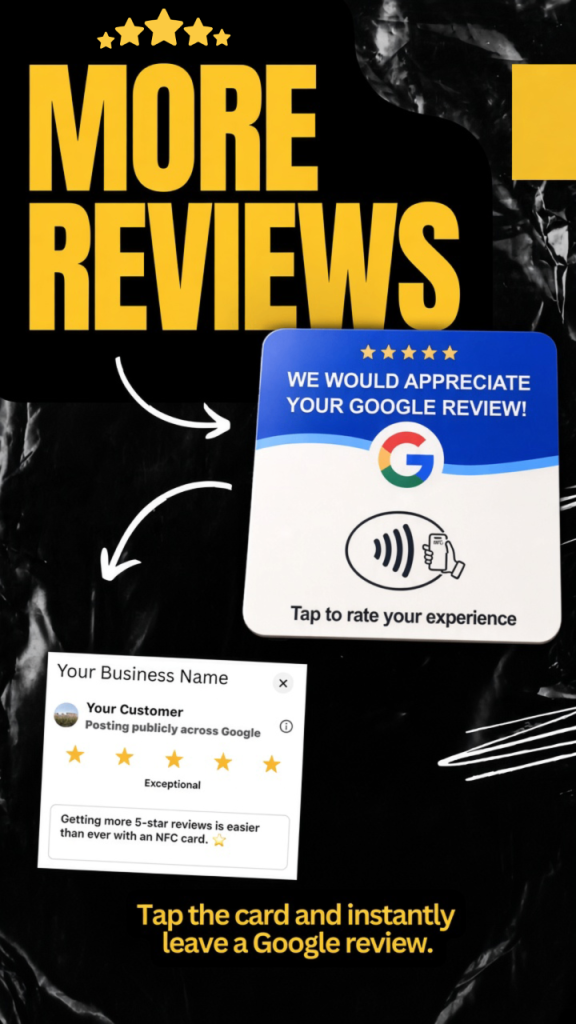 NFC Google Review Cards