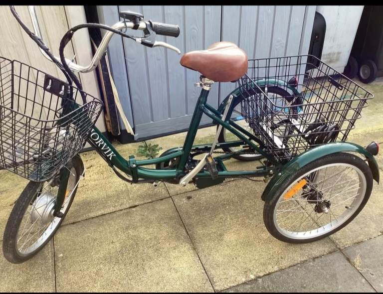Jorvik electric 3 wheel tricycle
