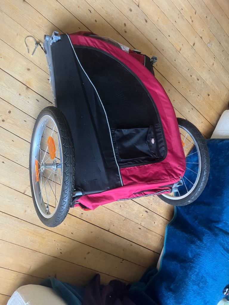 Large dog bike trailer 