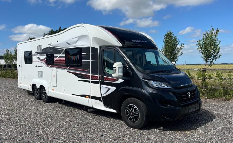 Price reduced Swift Kon-Tiki 874 2022 6 berth 5 seat belt motorhome for sale