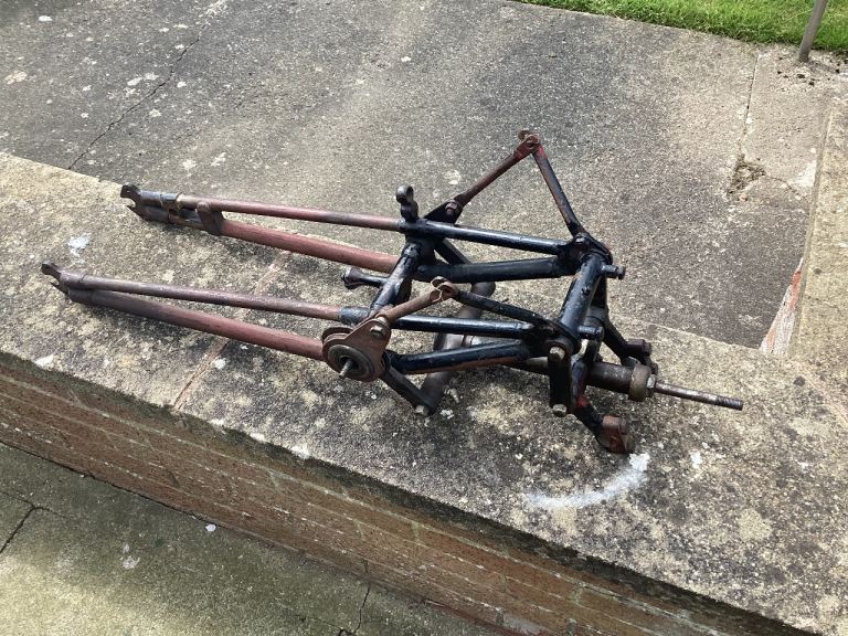 Wartime BSA girder forks M20/M21