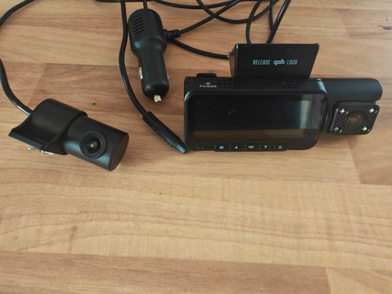 TOGUARD Wifi 3 Channel 4K GPS Dash Cam with night vision and 64gb sd card