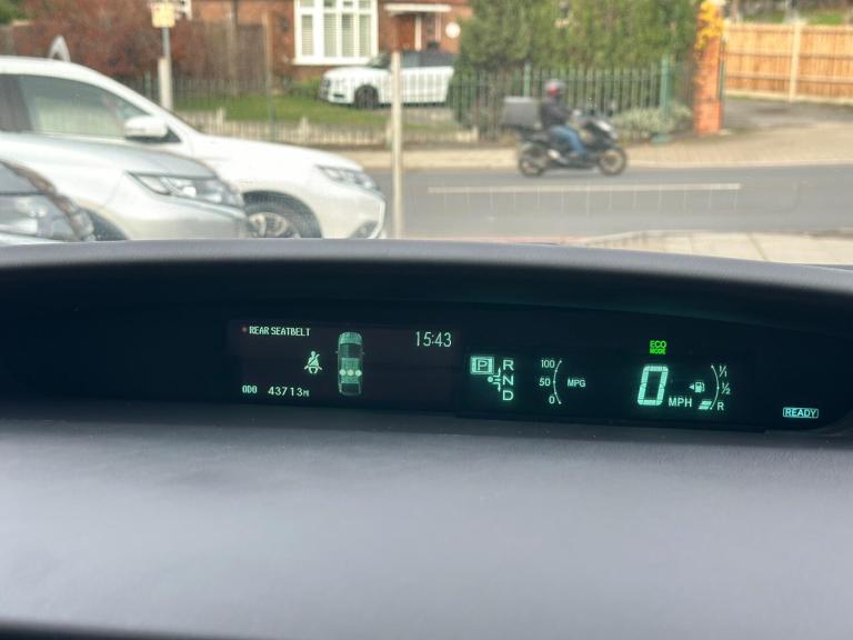 2012 Toyota Prius 1.8 VVT-h T Spirit CVT Euro 5 (s/s) 5dr HATCHBACK Petrol/Electric Hybrid Automatic