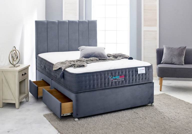 💸 Small Double Divan Bed + Mattress & Storage Draws Optional 📞 Booking Now Amazing Price