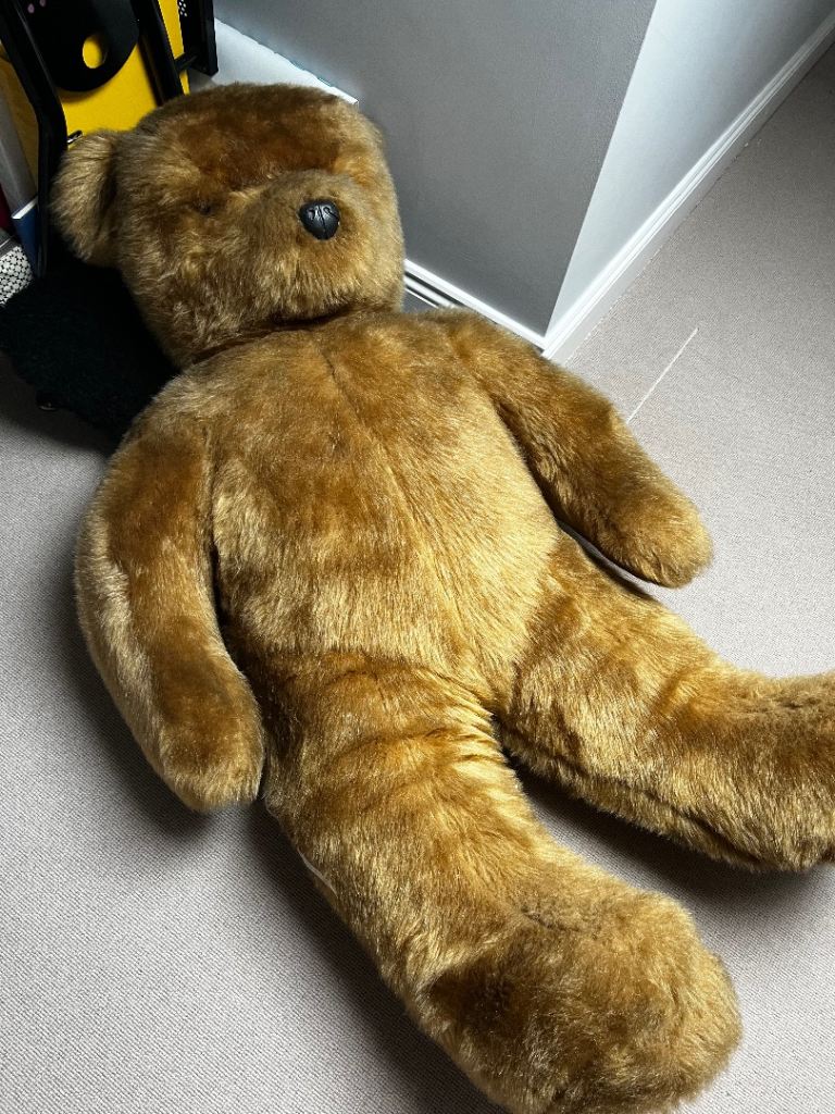 Giant Antique Furry Teddy Bear