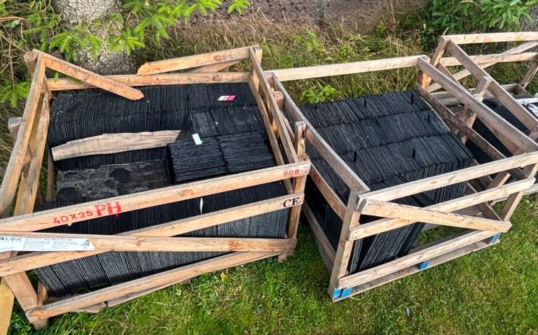 400 x 250 x 8mm Spanish blue black slate Lalvz