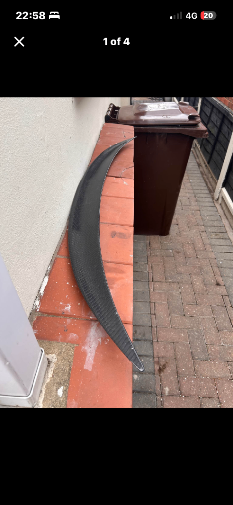 BMW e82 carbon spoiler