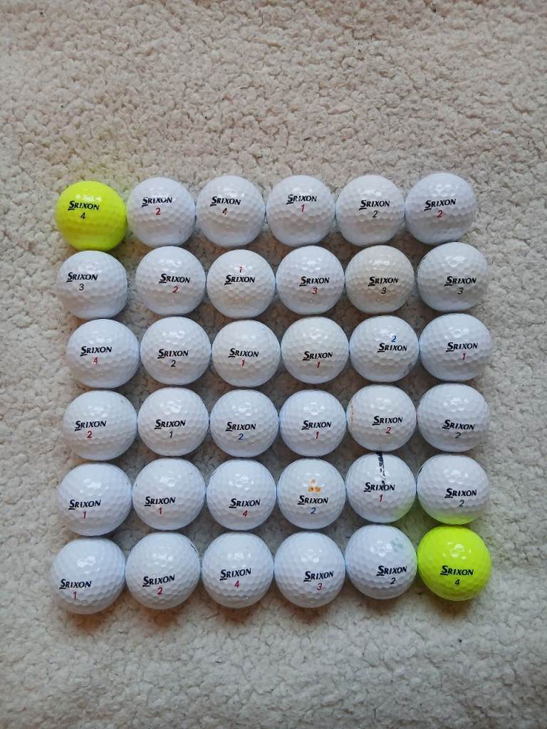 3 Dozen Srixon golf balls good condition Motherwell area.