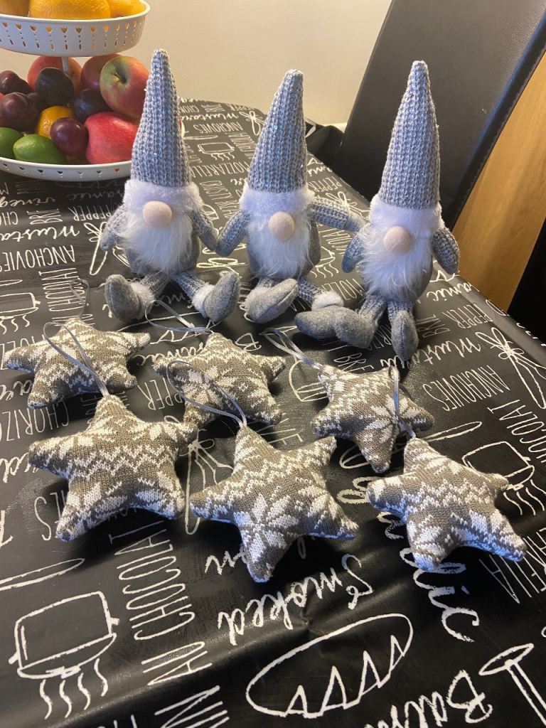 Christmas Decorations - (9 Pieces) 