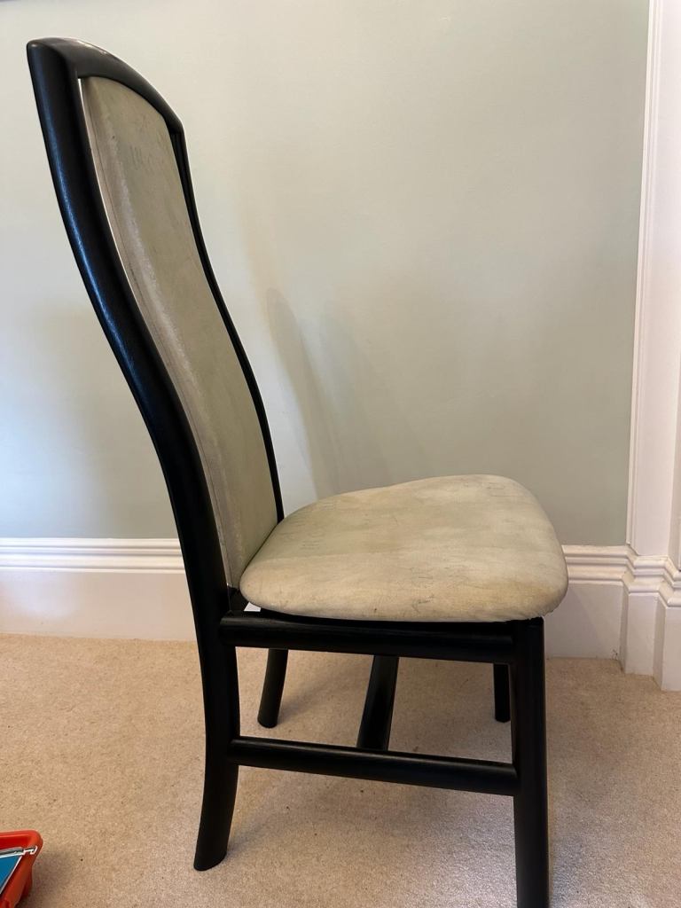 Skovby Black Ash Dining Chairs