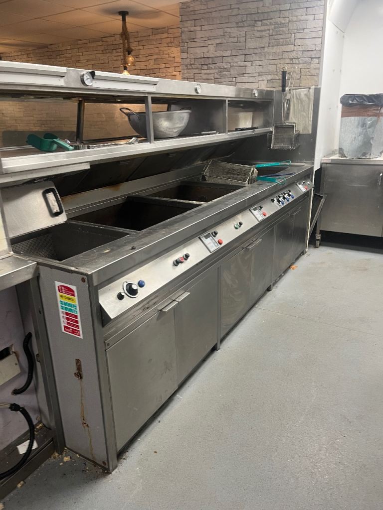 4 bay chip fryer