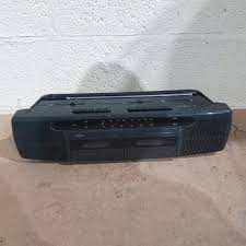 Saisho Portable Stereo Radio Boombox / Ghetto Blaster - Black - Vintage Retro '80s  