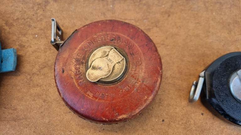 RABONE CHESTERMAN TAPE MEASURES (2) and 1 white custom.  if here - still for sale