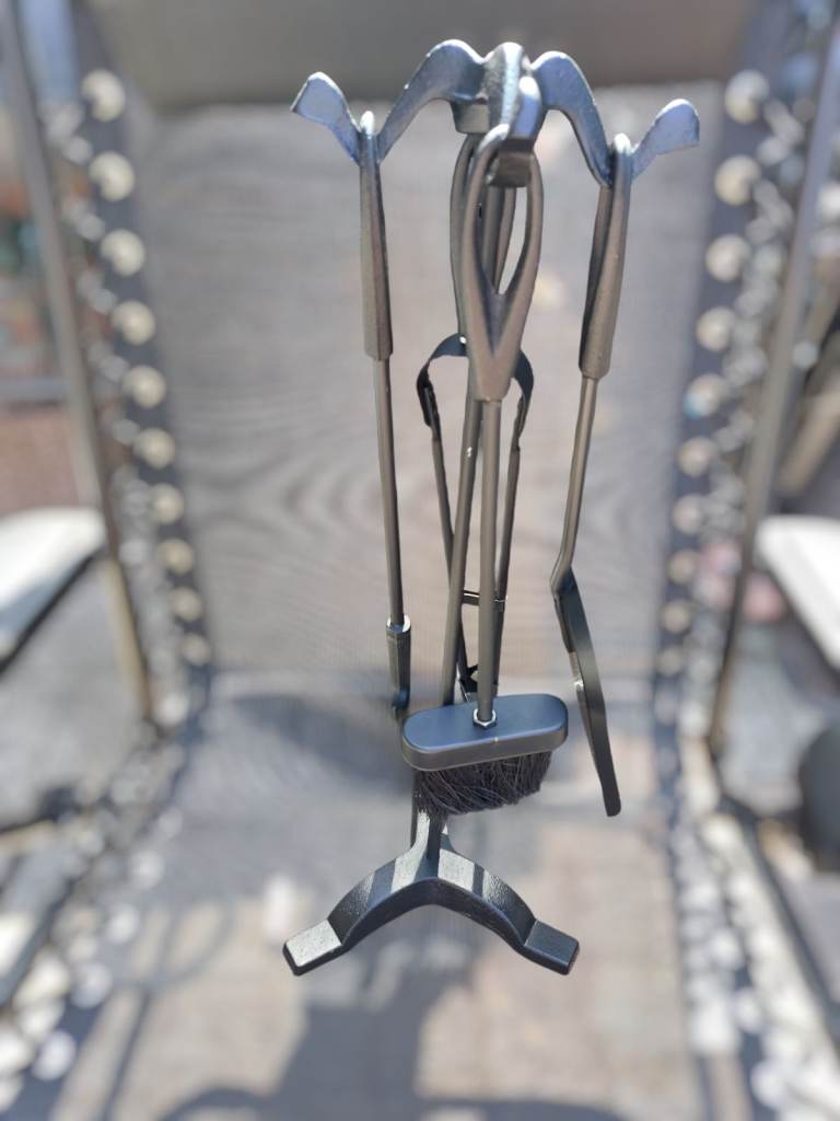 Fireplace Companion Set - black Metal, New Condition