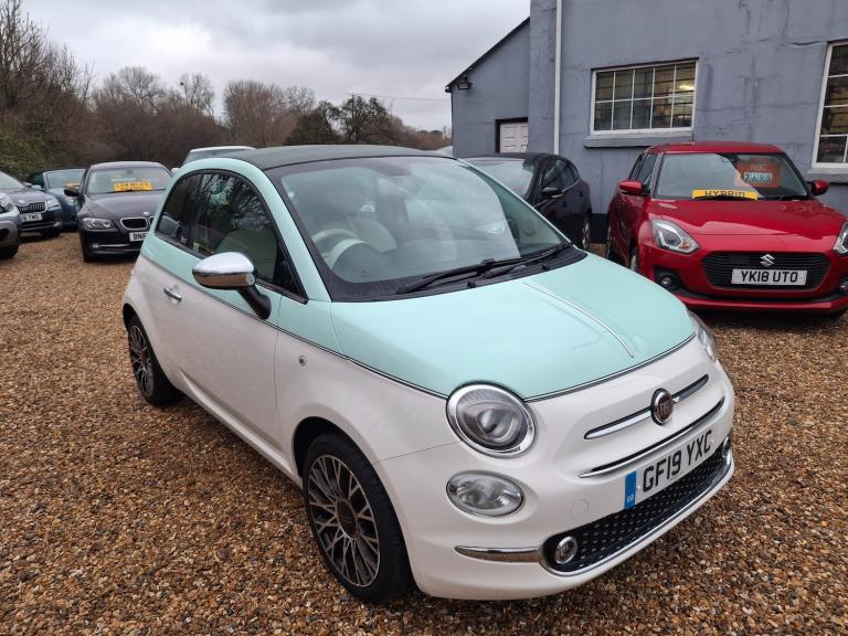 2019 Fiat 500c 1.2 Collezione Convertible 2dr Petrol Manual Euro 6 (s/s) (69