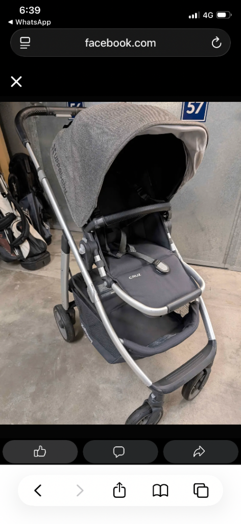 UPPAbaby Cruz pushchair in grey/black