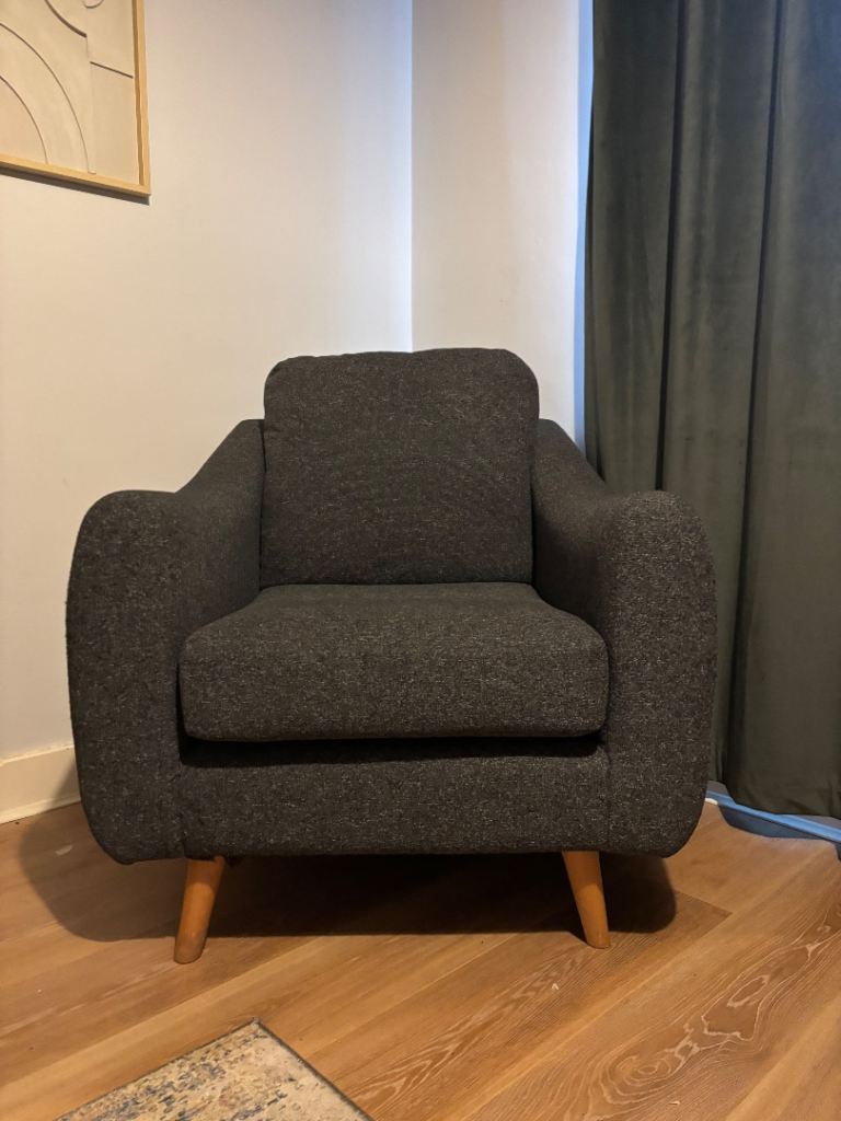Grey Accent Armchair 