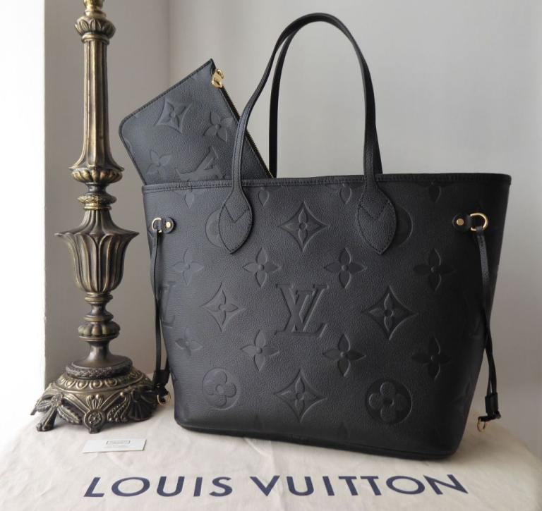 NEW Louis Vuitton ONTHEGO GM Tote Bag – Black Leather, As New