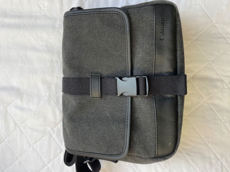 Canon Camera Bag - Black Fabric, Good Condition