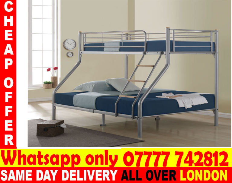 image for -FREE DELIVERY-BUNK BED AND MATTRESS SINGLE OR DOUBLE (ygdgs