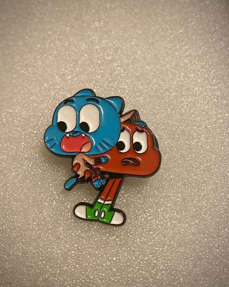 Gumball & Darwin Enamel Pin – Cartoon Network Badge