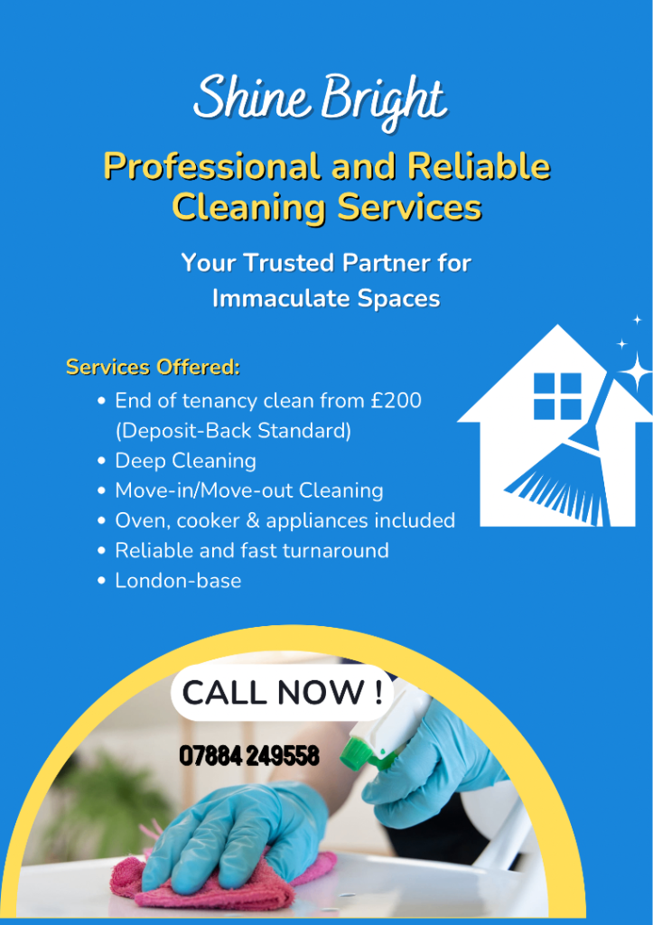 End of tenancy clean