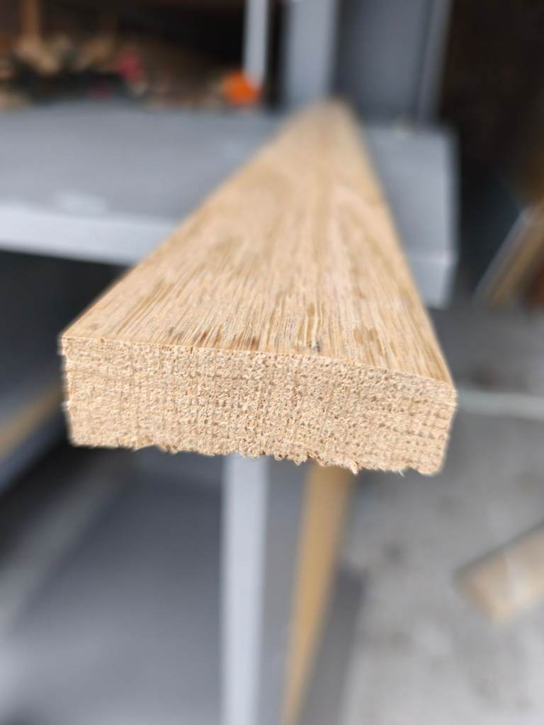 Solid Oak Architrave Set - 20x60mm Chamfer Profile - Standard Set - both sides.