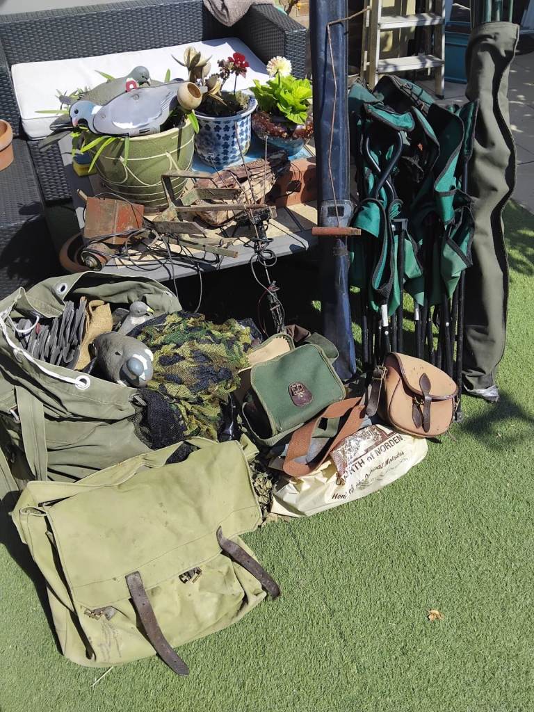 Pigeon shooting equipment