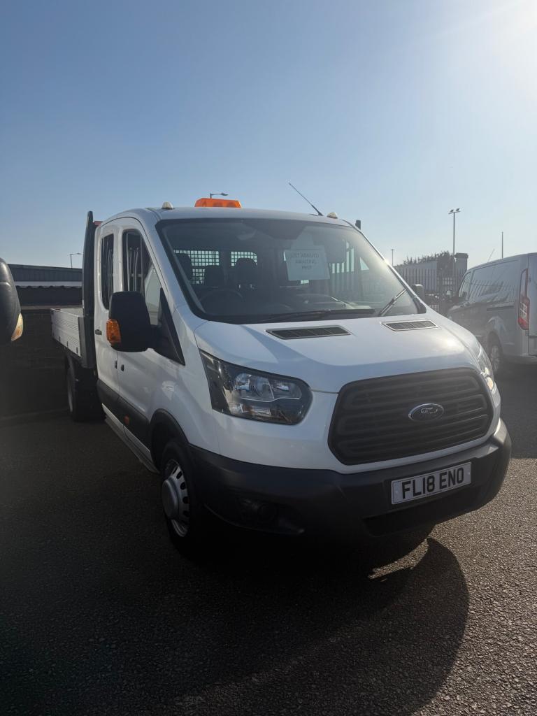 2018 Ford Transit 130ps Double Cab TIPPER DRW CHASSIS CAB Diesel Manual