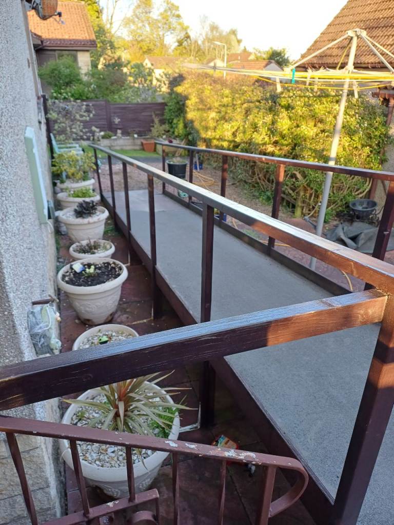 Free wooden ramp