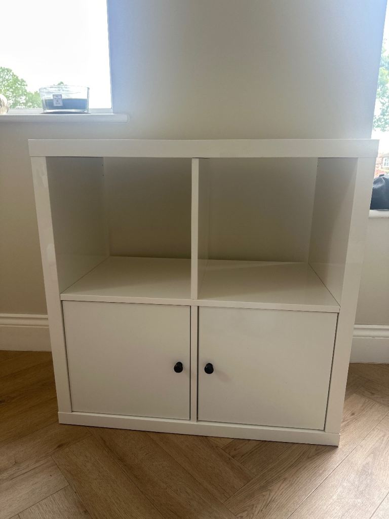 IKEA Kallax Cube with Cupboards on the Bottom 